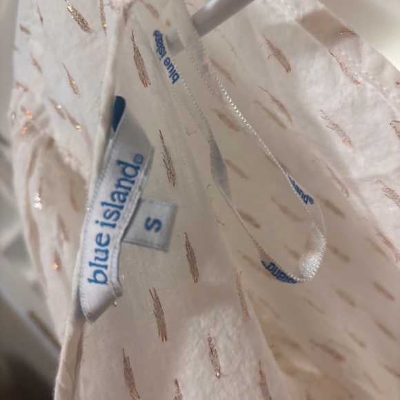 Blue Island cover up size s white gold - Picture 7 of 9